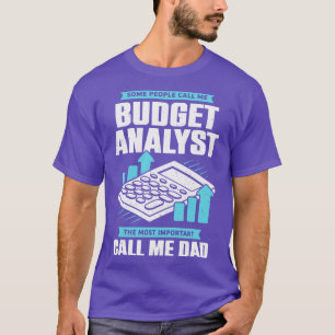 T-shirt Analyste du budget Papa Père Cadeau