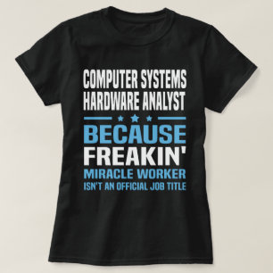 T-shirt Analyste du matériel informatique
