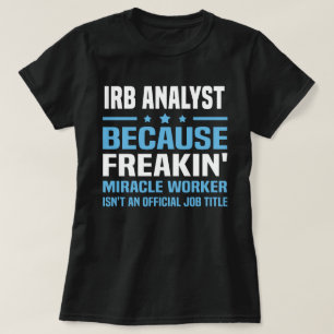 T-shirt Analyste IRB