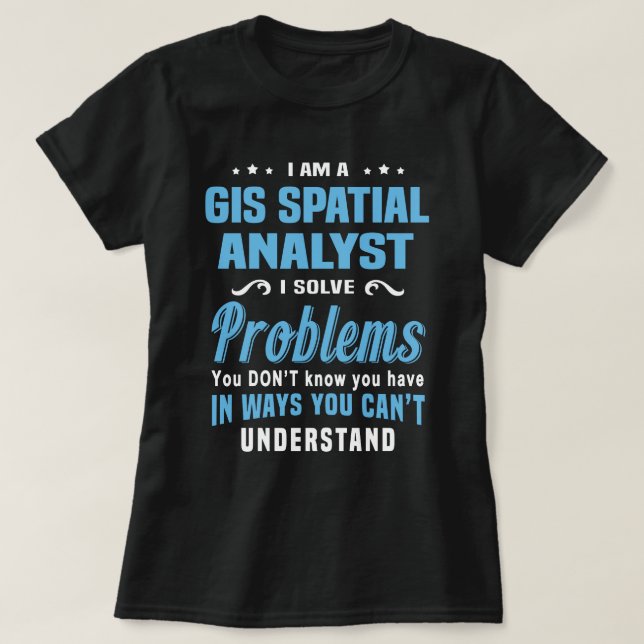 T-shirt Analyste Spatial SIG (Design devant)