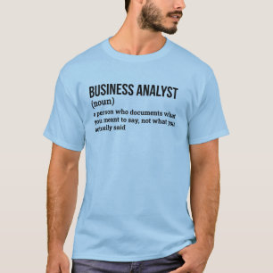 T-shirt Analyste stratégique Définition Tee