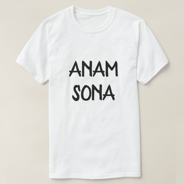 T-shirt anam sona, âme heureuse en gaélique écossais (Design devant)