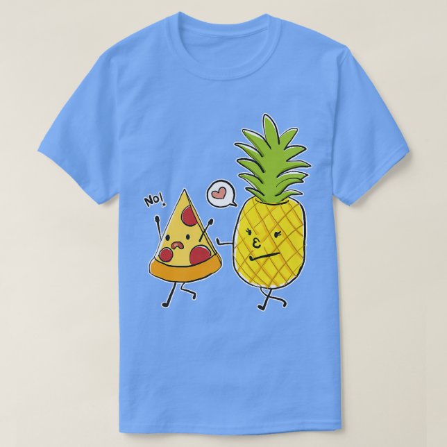 T-shirt Ananas à la pizza hawaïenne  (Design devant)