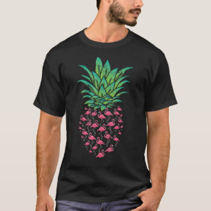 T-shirt Ananas aux fruits exotiques Oiseau animal tropical
