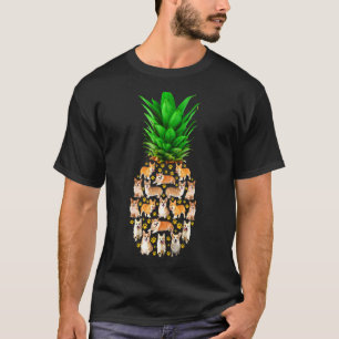 T-shirt Ananas Corgi Corgi Chien Saint-Valentin