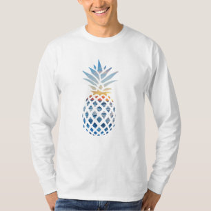 T-shirt Ananas coucher de soleil Seaview Élégant Graphisme