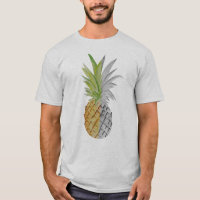 Ananas demi et demi noir blanc couleur unique