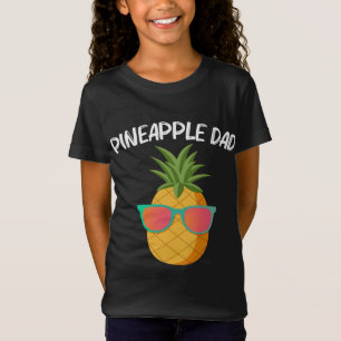 T-Shirt Ananas Drôle Pour Papa Père Lunettes de soleil Été