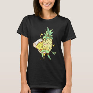 T-shirt Ananas et pizza Danser L'amour est l'amour