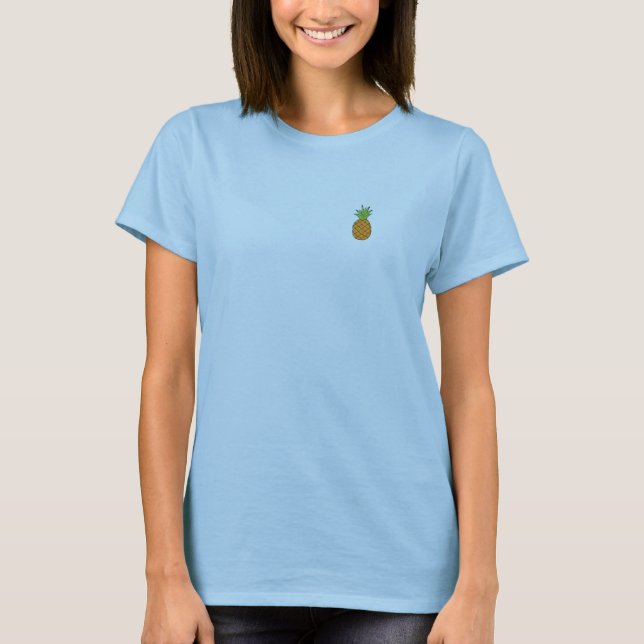 T-shirt ananas faible (Devant)
