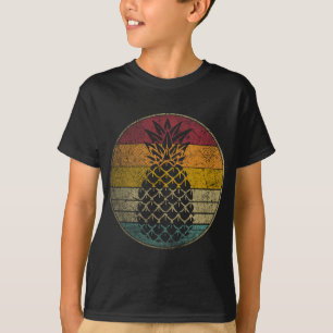 T-shirt Ananas Fruit Cadeau Retro Style Vintage les années