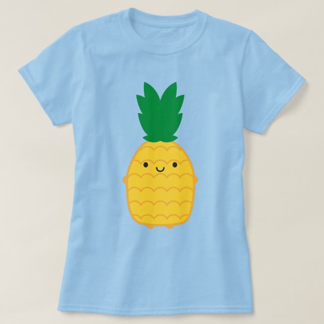 T-shirt Ananas Kawaii Baby (Design devant)