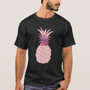 T-shirt Ananas rose Flamant rose