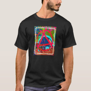 T-shirt Anarchie Punk Punk Pas Morts Graffiti Street Art