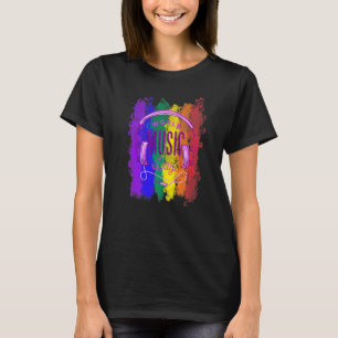 T-shirt Anarchie spirituelle Lune gothique Phases tatouage