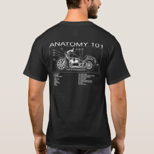 T-shirt Anatomie 101 de moto