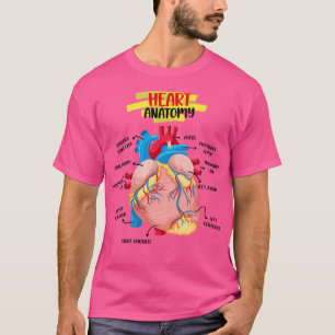 T-shirt Anatomie Cardiologistes du Coeur Humain Docteur An