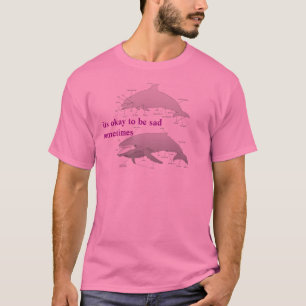 T-shirt Anatomie de baleine avec le bout