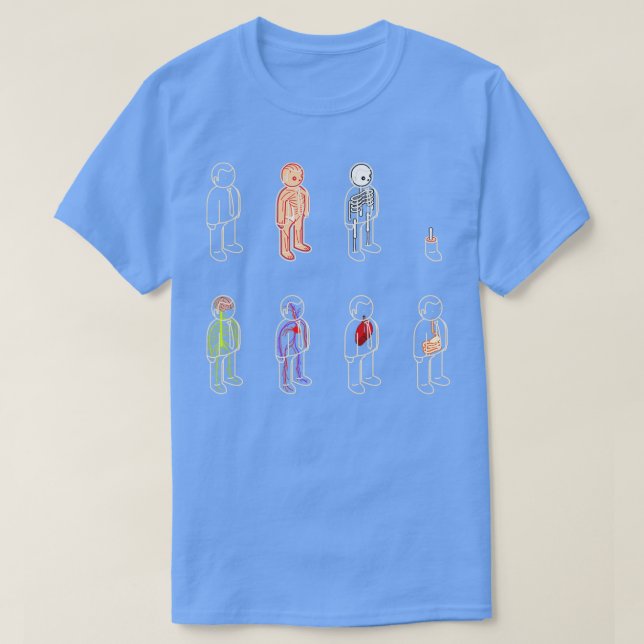 T-shirt anatomie de base (Design devant)