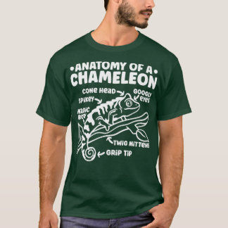 T-shirt Anatomie De Chameleon D'Un Chameleon 1