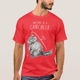 T-shirt Anatomie de Chinchilla