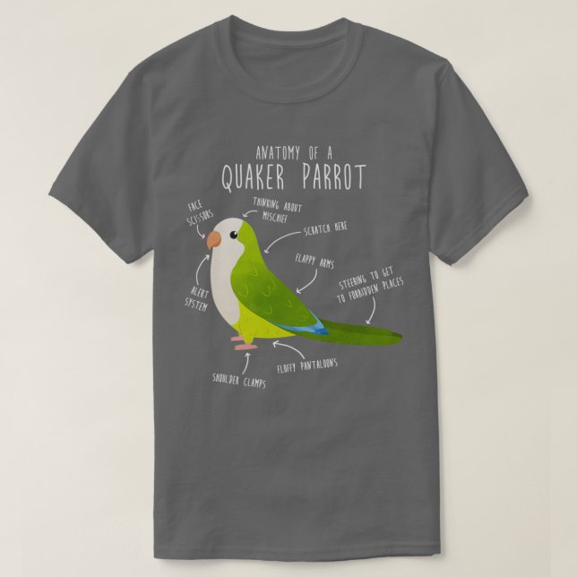 T-shirt Anatomie de Green Quaker (Design devant)
