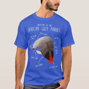 T-shirt Anatomie des gris africains