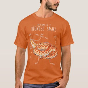 T-shirt Anatomie des serpents d'Albino Hognose