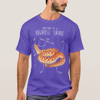 T-shirt Anatomie des serpents d'Albino Hognose