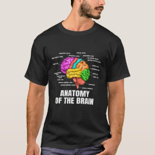 T-shirt Anatomie Du Cerveau Science Médicale Et Physiol