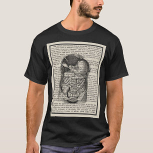 T-shirt Anatomie du système digestif Art 1 Médicale Shir