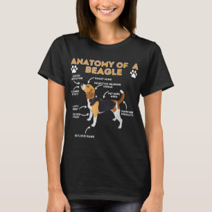 T-shirt Anatomie D'Un Beagle - Drôle Beagle Amoureux des c