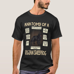 T-shirt Anatomie D'Un Chien De Berger Belge