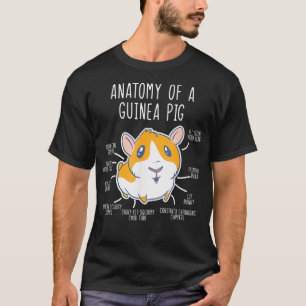 T-shirt Anatomie d'un cobaye de Guinée Cochon