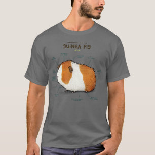 T-shirt Anatomie d'un cochon de Guinée