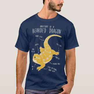 T-shirt Anatomie d'un dragon barbu