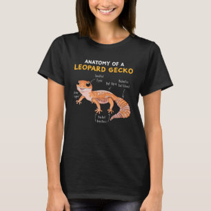 T-shirt Anatomie D'Un Gecko Gecko Gecko Drôle Maman Repti