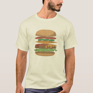 T-shirt Anatomie d'un hamburger