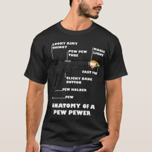 T-shirt Anatomie D'Un Pew Pewer 2nd Adt Gun