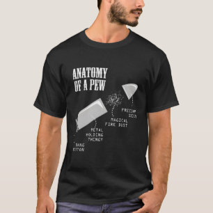 T-shirt Anatomie D'Une Arme À Pew Gun À L'Épreuve De La Ba