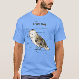 T-shirt Anatomie d'une chouette d'élevage