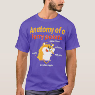 T-shirt Anatomie d'une pomme de terre en peluche