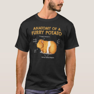 T-shirt Anatomie D'Une Pomme De Terre Furie Cochon De Guin