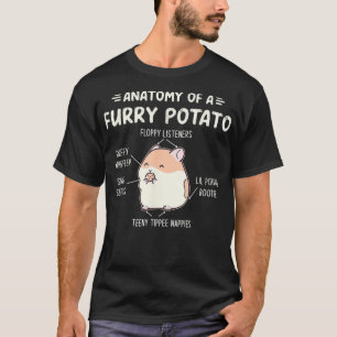 T-shirt Anatomie D'Une Pomme De Terre Furieuse Guinée Pig