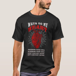 T-shirt Anatomie Humoristique Du Cardiologue Coeur Survi