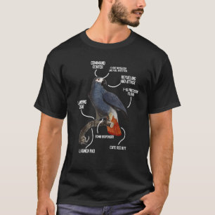 T-shirt Anatomie humoristique d'un animal de compagnie à p
