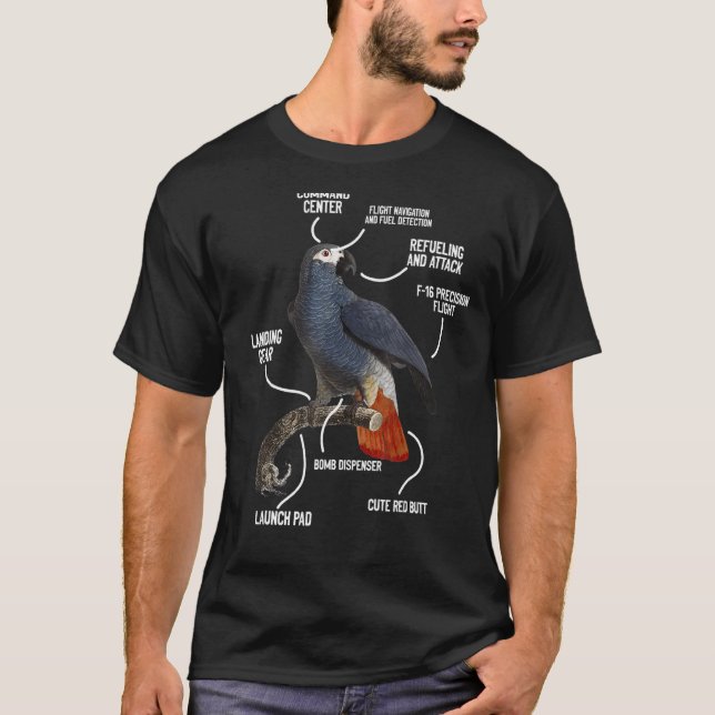 T-shirt Anatomie humoristique d'un animal de compagnie à p (Devant)