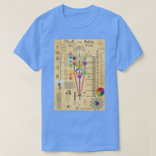 T-shirt Anatomie occulte longue (Design devant)