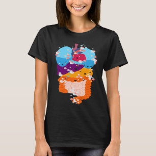T-shirt Anatomie Physiologie Cœur Poumons Organes Vitaux I