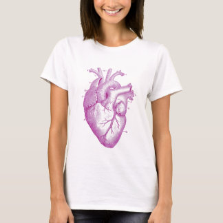 T-shirt Anatomie vintage pourpre de coeur